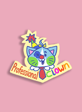 Sweet & Sour Professional Clown - Sticker