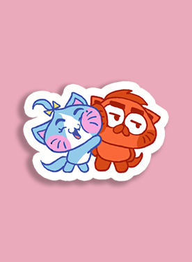 Sweet & Sour Hug - Sticker