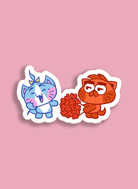 Sweet & Sour Valentine Flowers - Sticker