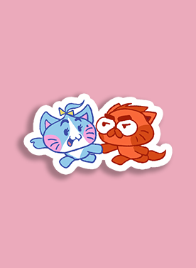 Sweet & Sour running together - Sticker