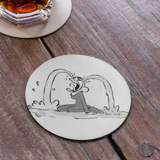 Baba Gorilla Crying Wife - Acrylic Coaster