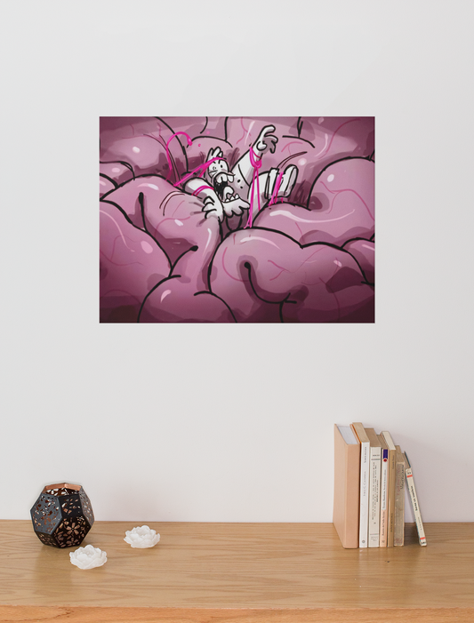 Baba Gorilla Anxiety - Poster