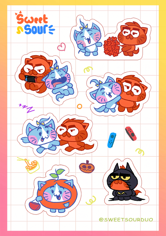 Sweet & Sour Stickersheet
